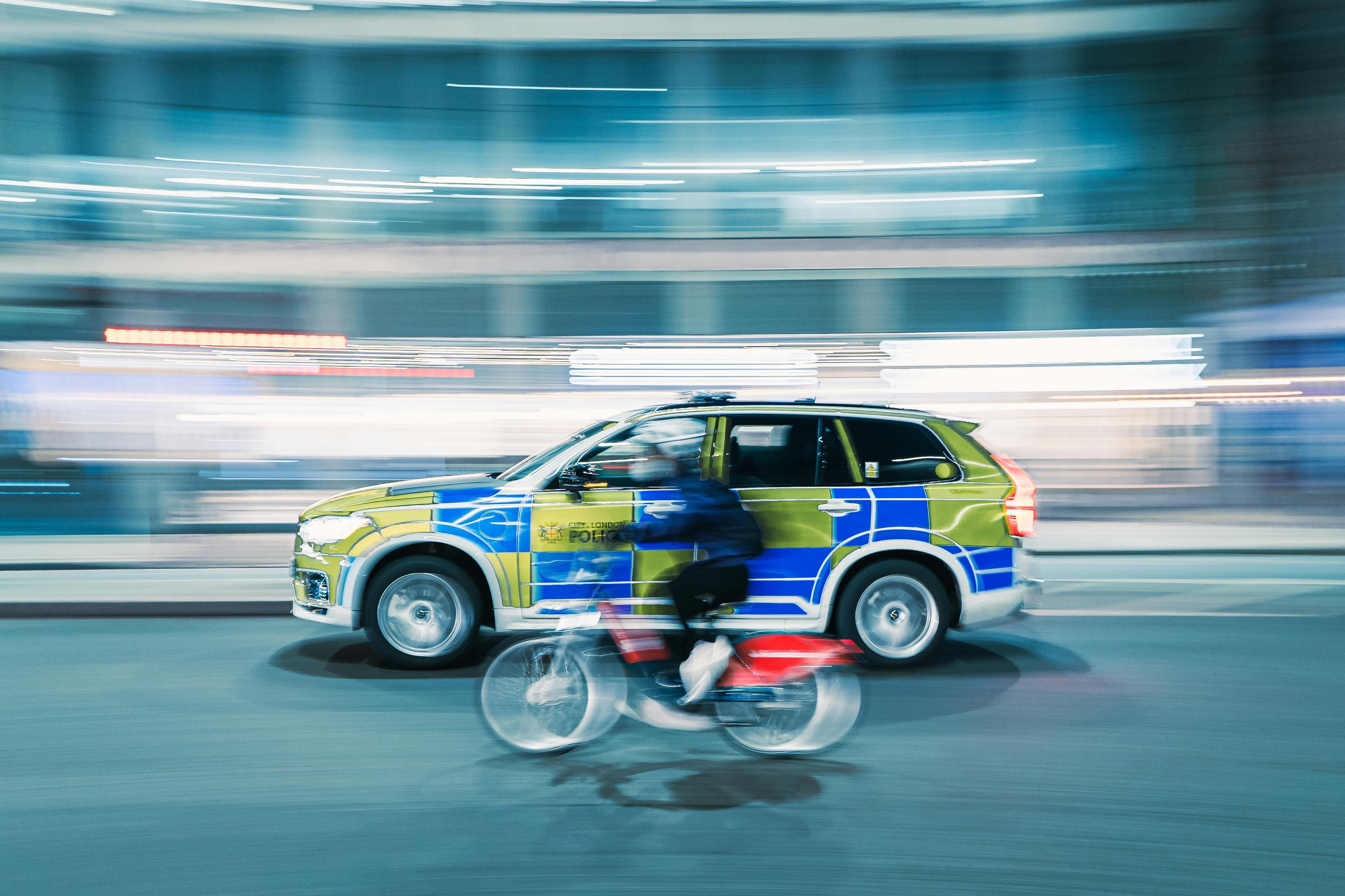 image of police car for Home Office project.